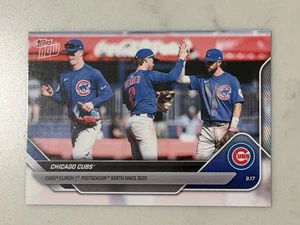 2025 Topps Now #724 Chicago Cubs 1st Postseason Berth Since 2020 - Bild 1 von 2