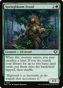 Springbloom Druid #51 | NM | Edge of Eternities Commander EOC Magic MTG - Bild 1 von 1