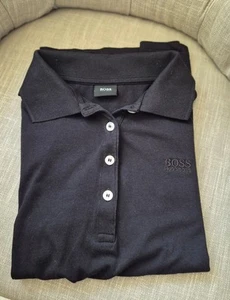Hugo Boss Poloshirt Damen Größe S schwarz langatmig neu - Bild 1 von 3