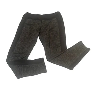 00716 Athletic Works Mujer XL Ropa Activa Leggings Negro Gris Bolsillos con Cremallera - Imagen 1 de 8