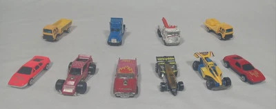 Vintage Hot Wheels & Matchbox Racer Cars Truck Lot Of  10 1970s 1980s 1990s - Image 1 of 4