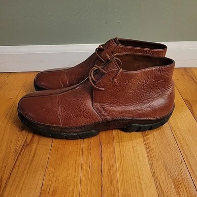 Polo Ralph Lauren ALM59320 Marrón Cuero/Gamuza Chukka - Botines - Talla 11,5 Foto 1 de 4