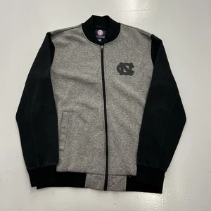 G-III Carl Banks North Carolina Tar Heels Jacket Mens XL Gray Full Zip Bomber - Picture 1 of 9