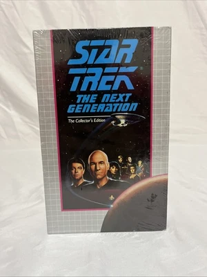 STAR TREK THE NEXT GENERATION 2 IN 1 COLLECTOR'S EDITION VHS MINT-SEALED - Image 1 of 4