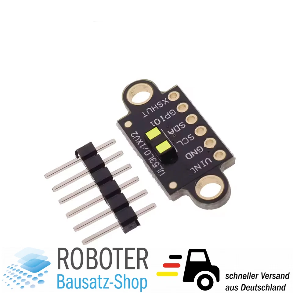 MAKERMIND VL53L1X Laser Entfernungsmesser Flugzeit ToF Sensor Modul 3V-5V