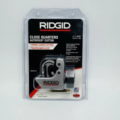Ridgid 86127 Close Quarters 1/4" To 1-1/8" Copper, Aluminum, Brass, And Plastic - Image 1 of 2