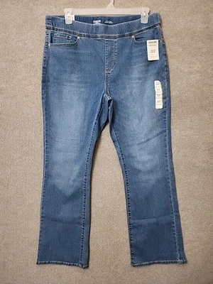 Levi Strauss Totally Shaping Pull-on Bootcut Jeans Womens 18 Blue Stretch NEW - Image 1 of 4