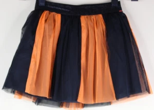 Cat & Jack Halloween Orange And Black  Tutu Skirt with Glitter Waist XS 4/5 - Picture 1 of 4