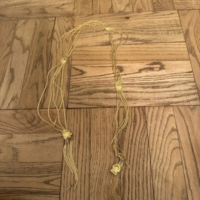 Rare Vintage Christian Dior Gold Chain Belt Necklace Small 30 Runaway Piece - Image 1 of 4