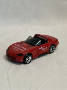 1997 Mattel Matchbox Hope Spring Cancer Support Center rot Dodge Viper RT 10 - Bild 1 von 4
