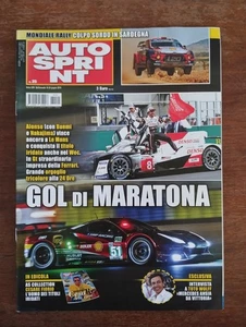 2019 06 24 AUTOSPRINT 24 GIUGNO 2019 N.25 ANNO LVIII ALONSO BUEMI NAKAJIMA - Picture 1 of 6