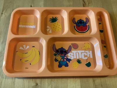 Brandneu mit Etikett neue geschnittene Kunststoffplatte - Disney Stitch - wiederverwendbar - orange 36 x 25 x 2,5 cm - Bild 1 von 4