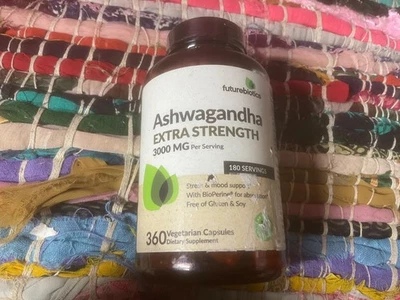 Futurebiotics Ashwagandha Extra Strength 3000mg 360 ct.Exp 09/2025 - Imagem 1 de 4