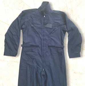 SAC Missile Crew Coveralls Blue Adult 44R Non Fire-Resistant US Military NWOT - Picture 1 of 9
