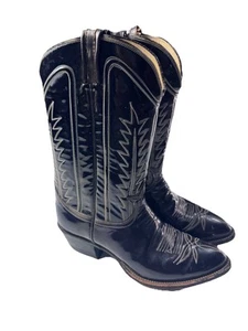 Tony Lama Western Cowboystiefel Vintage Herren 10-10,5 Damen 11,5-12 * Fehler - Bild 1 von 18