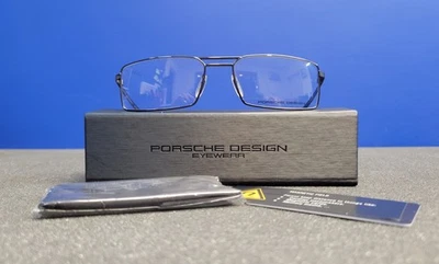 NEW ORIGINAL PORSCHE DESIGN BLACK EYEGLASSES P8282 D - Image 1 of 4