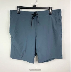 Oakley Mens 9” Performance Pull On Shorts Blue Sz L - Picture 1 of 8