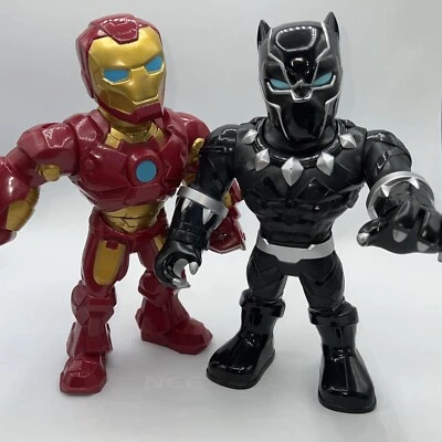 Playskool Heroes Marvel Super Adventures Mega Mighties Iron Man/pantalón negro 10" Foto 1 de 4