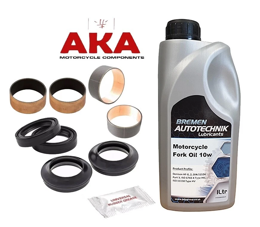 Sellos/bujes de horquilla y polvo y aceite de horquilla de 1 litro para Honda CBR600 F2 F3 1991-1998 Foto 1 de 1