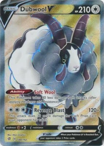 (SWSH02-188) Dubwool V FULL ART Pokemon Rebel Clash Karte # 188 - Bild 1 von 1