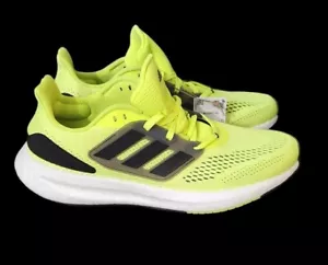 Adidas Pure Boost 22 Shoes Ultra Solar Yellow Sneakers Shoes Men's Size 10 NEW - Picture 1 of 13