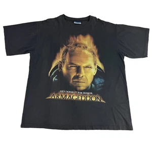 Vintage 90s Armageddon T-Shirt Bruce Willis Movie Promo Tee XL RARE! - Bild 1 von 6