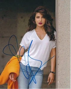 PRIYANKA CHOPRA Signed 8x10 Photo w/ Hologram COA - Picture 1 of 2