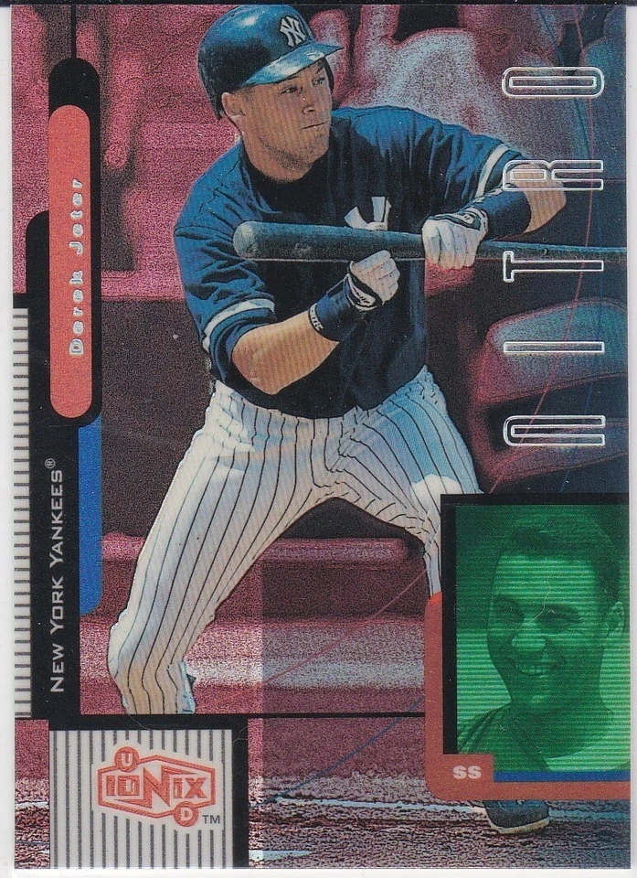 DEREK JETER New York Yankees 1999 Upper Deck Ionix NITRO INSERT Baseball Card  - Image 1 of 2