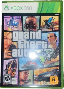 Grand Theft Auto V Xbox 360 2013 Complete With Manual - Bild 1 von 4