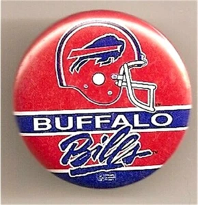 Buffalo Bills NFL Team Football Button Pin - Bild 1 von 1