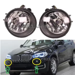 2pcs Front Fog Lamp Light With Bulbs For BMW X1 F48 X2 F39 X3 F25 X5 F15 X6 F16 - Picture 1 of 9