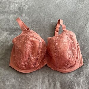 Excellent Elomi Pink Underwire Full Coverage Bra Size: 38J