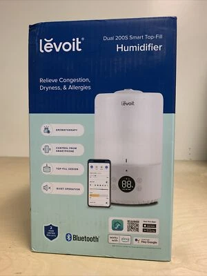 LEVOIT Dual 200S Smart Humidifiers for Bedroom, Top Fill, Customize Blue  - Image 1 of 4