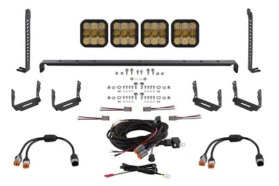 Kit de rejilla sigilosa Diode Dynamics SS5 Pro 4 vainas para 14-24 4Runner - Combo amarillo Foto 1 de 4