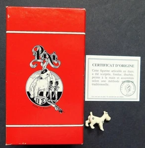 Pixi Tintin Figurine Articulee 2501 "Milou" Articulated 1993 Metal Snowy Figure - Picture 1 of 10