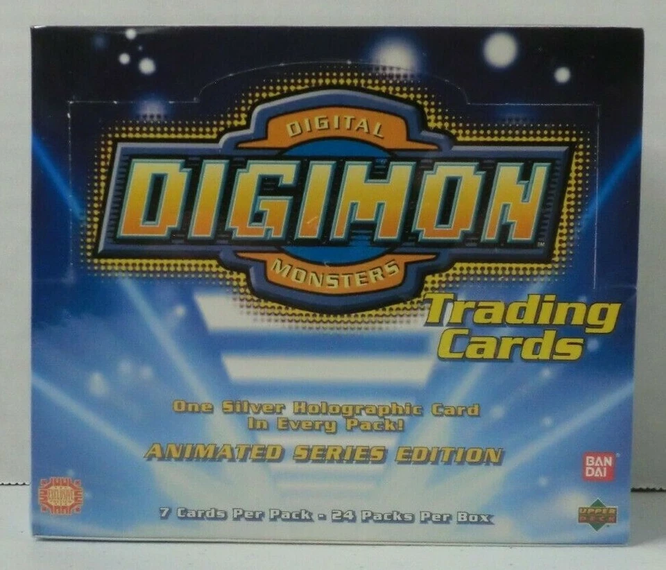 1999 Bandai Digimon Trading Cards Animated Series Edition - SCARCE