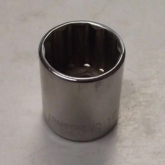 Armstrong Tools 38-119A 3/8" Drive 19mm 12 Point Socket USA - Image 1 of 1