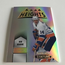 NHL Card, Bob Bourne, Legendary Heights, Stature 2021-22, Islanders