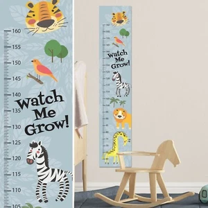 Gráfico personalizado de medidas de altura para animales africanos de la selva niños idea de regalo crecimiento - Imagen 1 de 6