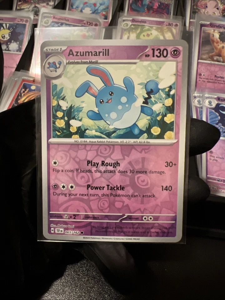 Azumarill 065/162 Sv05: Temporal Forces Reverse Holo - Image 1 of 1
