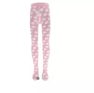901172 Ewers Strumpfhose Blumen altrosa rose ecru NEU Gr. 110/116 - Bild 1 von 1