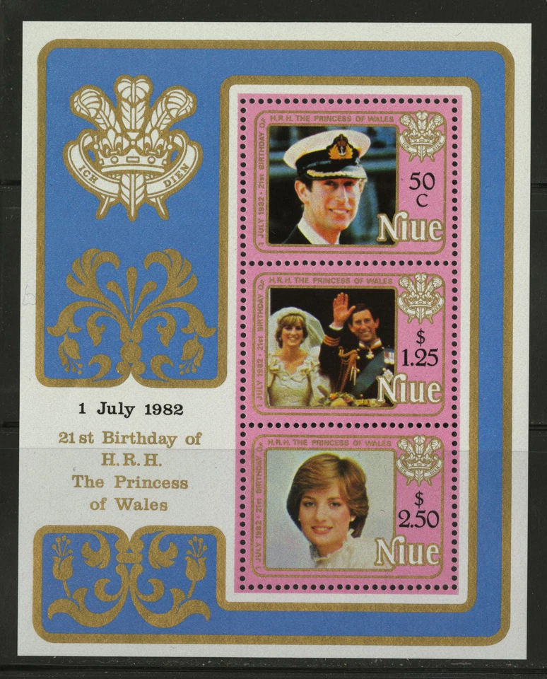 Niue  1982   Scott #   356a     Mint Never Hinged Souvenir Sheet  - Image 1 of 1