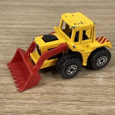 Pala tractor Matchbox Superfast 1976 #29 amarilla diecast vintage Foto 1 de 4