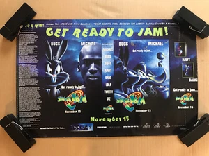 Vintage Original 1996 Space Jam Pinup School Book Cover Poster Michael Jordan - Picture 1 of 10