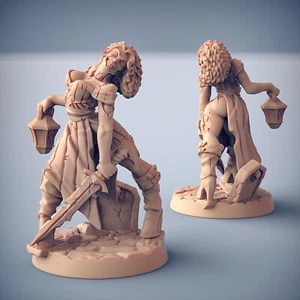 Undead Pinup Eliza - Artisan Guild - Fantasy Dungeons and Dragons Miniature  - Picture 1 of 2