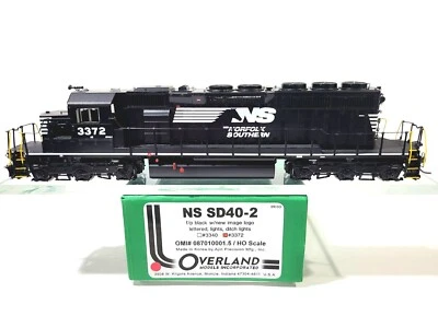 Overland OMI NS EMD SD40-2 Norfolk Southern #3372 HO Brass Model #087010001.5 - Image 1 of 4