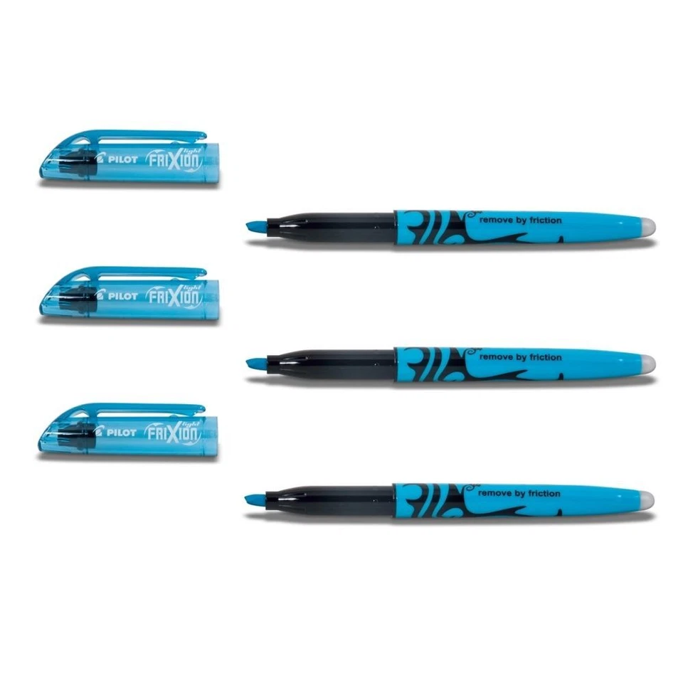 Pilot Frixion light Textmarker, blau 3er-Sparpack - Bild 1 von 1