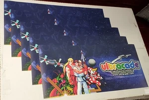 Lot of 5 Ultracade Arcade Game Marquee, 27" X 12", NEW - Picture 1 of 6
