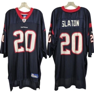 Reebok NFL Texans Steve Slaton #20 Jersey XXL Navy Red White Mesh Mens Apparel - Picture 1 of 13