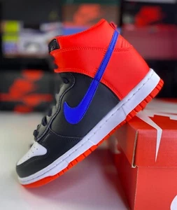 Nike Dunk High GS Knicks Black Game Royal DB2179 001 GS 6Y/Women's 7.5 NEW - Picture 1 of 6